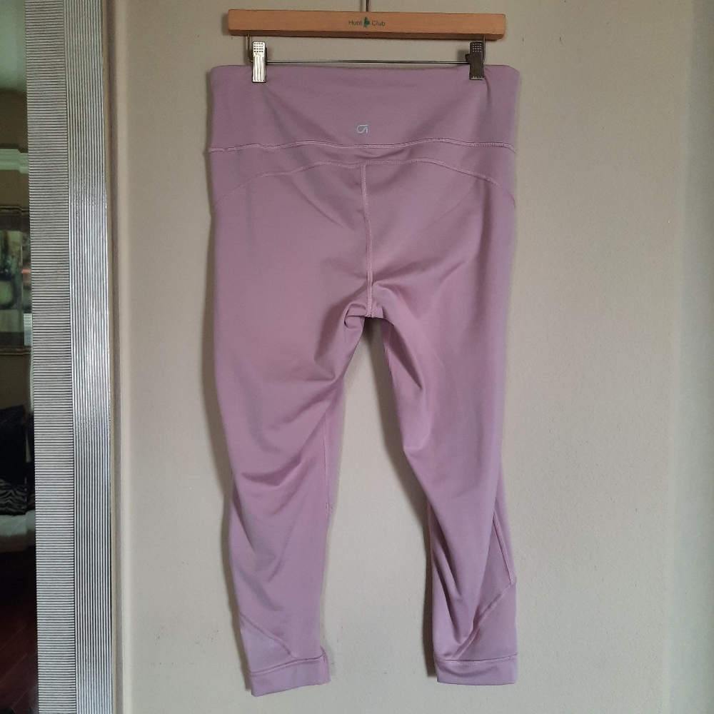 Dusty Pink Mauve Leggings Gapfit Athletic Athlesiure Workout - Picture 7 of 10